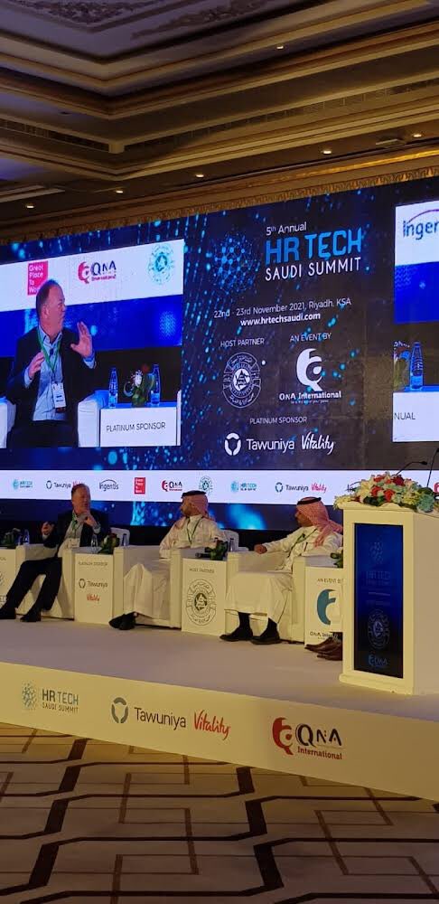 QnAIntl's tweet photo. “Keeping the human in human resources, we really need to focus more on constructive employee engagement” - Steve Jenkins, @ingentisgmbh
#HRTECHSAUDISUMMIT https://t.co/TvzLzGfAED