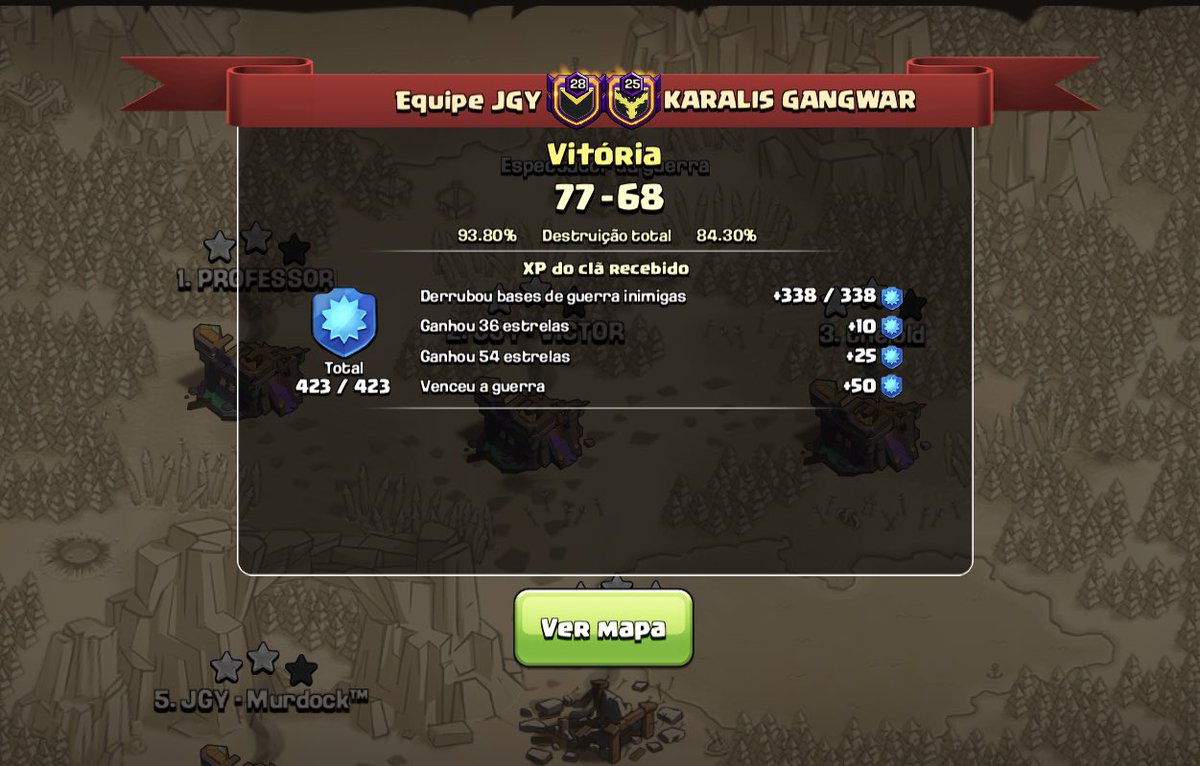 Guerra OP

Destaques ⭐️⭐️⭐️2/2:
✔︎Crebs 
✔︎Dj Yell
✔︎Mrs Tokyo
✔︎NuK
#gojgy