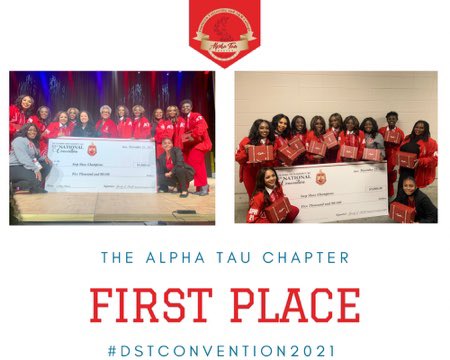 __SouthernDivas's tweet image. Big congratulations to our step team for winning the step show at the 55th National Convention in Atlanta! Thank you to Delta Box for the gift and the judges for judging the show tonight.
#DSTConvention2021 #StepShow #55thNationalConvention #AlphaTau #DST #SWR