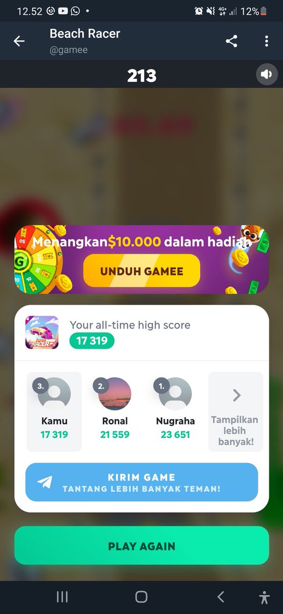 WRAgustinus's tweet photo. My score  @ProBitIndonesia

dengan #ProBitGaming #ProBitIndonesia #Crypto #trading #kompetisi https://t.co/TQZqS0bfvC