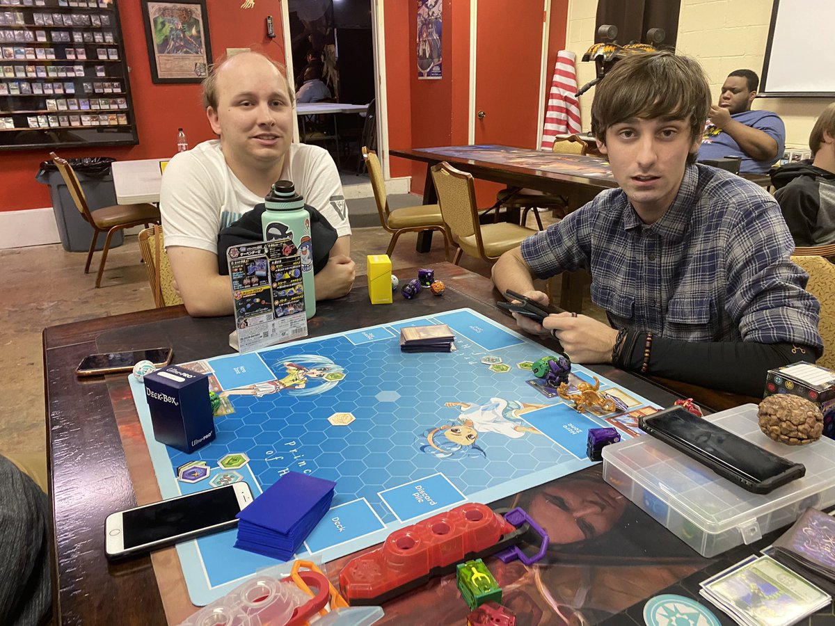 VivaLaHunt's tweet photo. Had a wonderful Tourney @multiverse_satx 
Congrats to our top 3 decks;
1.Darkus Gear cheese (Hunt)
2.Serp vestroyer (Greg)
3. Geogan Spam (Valoo) https://t.co/B0PuiZ7Bt3