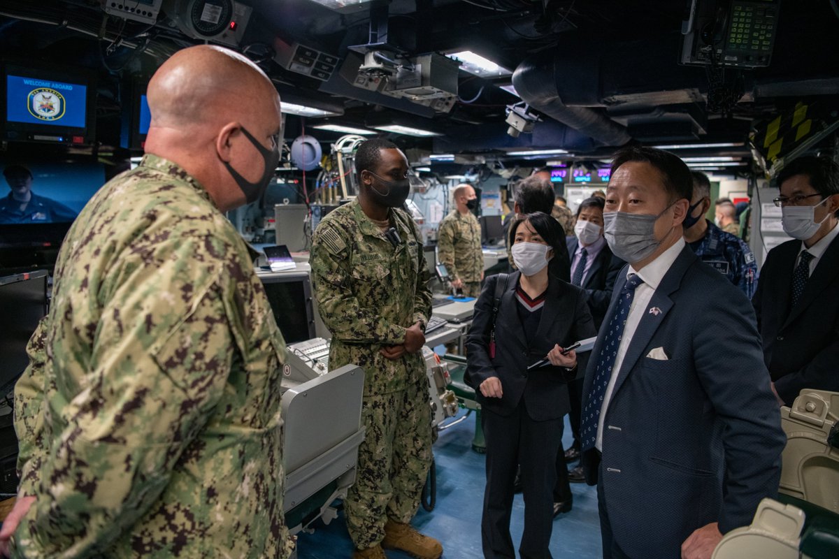 “Our visit here is an opportunity to highlight cooperation and reinforce our alliance with Japan as the cornerstone for regional peace and security,” said Capt. Ken Ward, America’s commanding officer, during a press conference on the ship’s flight deck.

dvidshub.net/r/jxh4iu