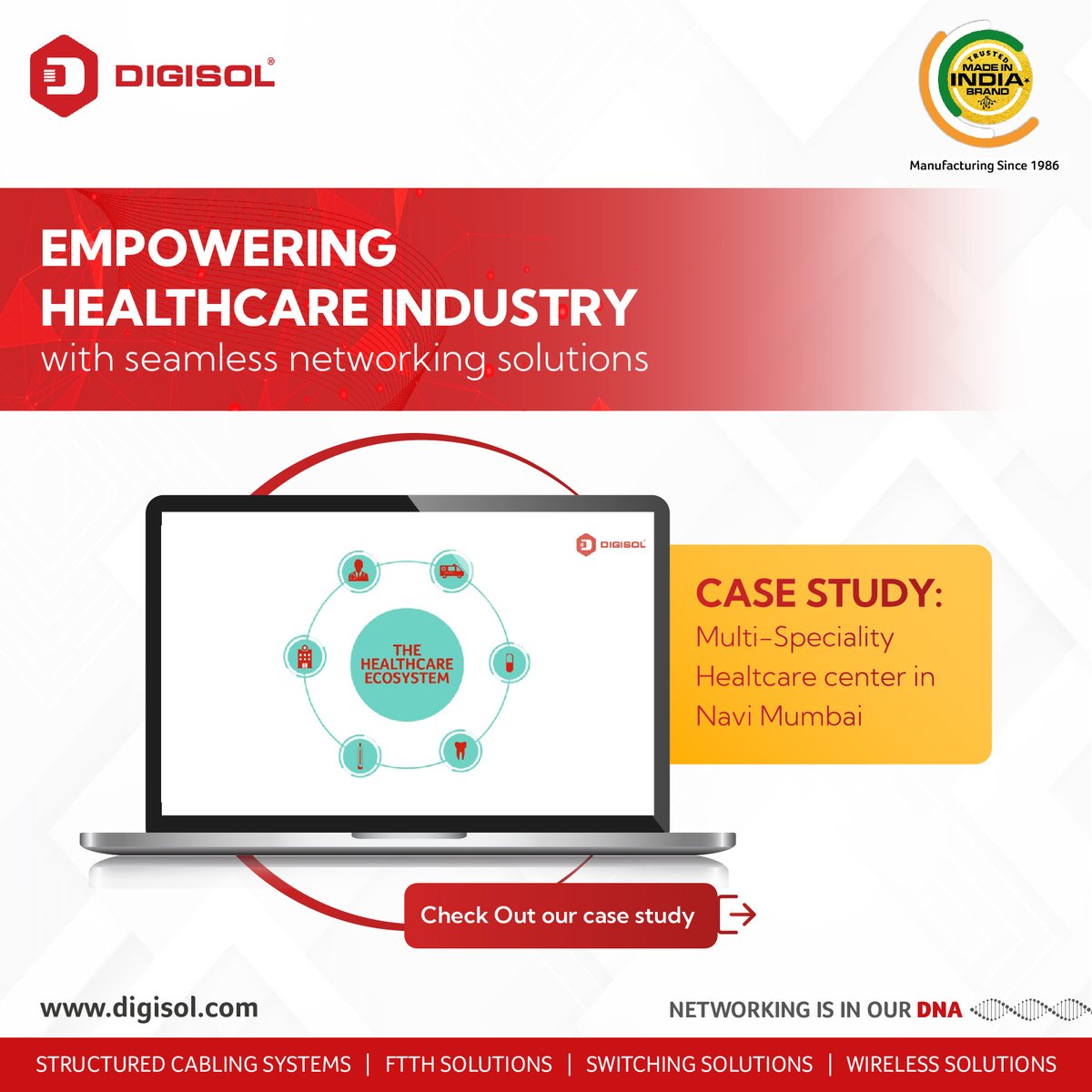 DIGISOL_SNSL's tweet photo. Technology is shaping the future of Healthcare and Digisol is digitally empowering various multi-specialty hospitals & Healthcare institutions with its future-proof products. Here's a case study video https://t.co/ro0MHeSUHP
#StructuredCablingSolutions #DigisolForHealthcare https://t.co/mWwi3LQdJH