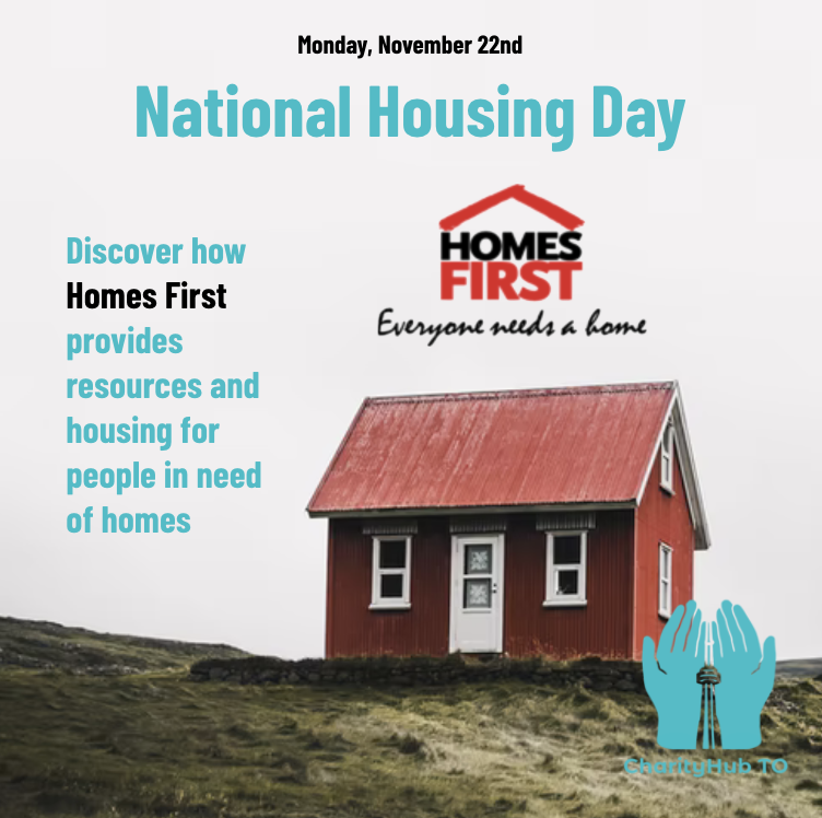 Happy National Housing Day! For over 35 years, Homes First has been providing shelter to all populations, having arranged for 362 people in supportive housing. Learn more about Homes First: homesfirst.on.ca