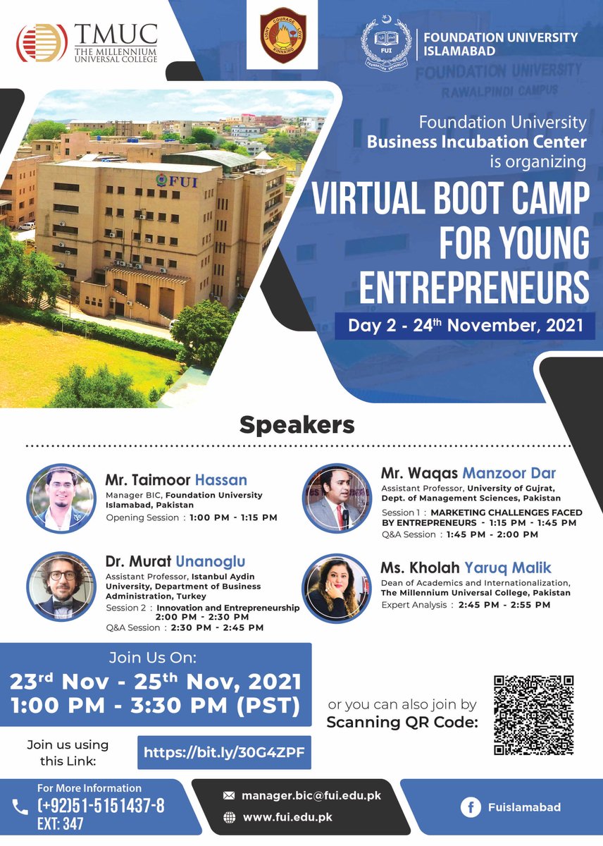 fuislamabad's tweet photo. #FUI #FURC #virtualbootcamp #youngentrepreneur #greatinitiative #day2 https://t.co/F620l0EUHr