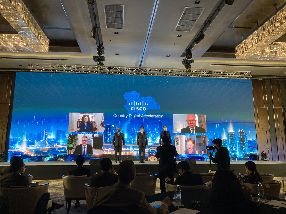 As we launch our newest CDA program in #Thailand 🇹🇭, <a href="/Cisco/">Cisco</a> is grateful to Minister Chaiwut for this opportunity to collaborate with the Government of Thailand to deliver key initiatives that will further propel Thailand into the digital age.
Learn more: newsroom.cisco.com/press-release-…