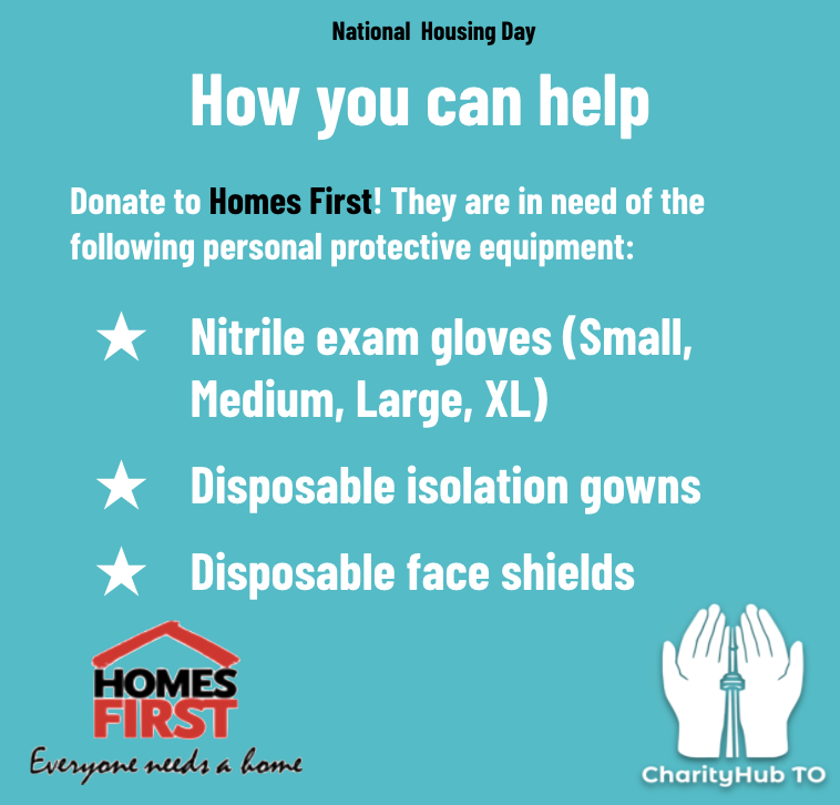 Help support Homes First’s front-line staff in continuing to provide services for people in shelters safely. 
Learn more about the community impact of Homes First on their website: homesfirst.on.ca
🏠😄