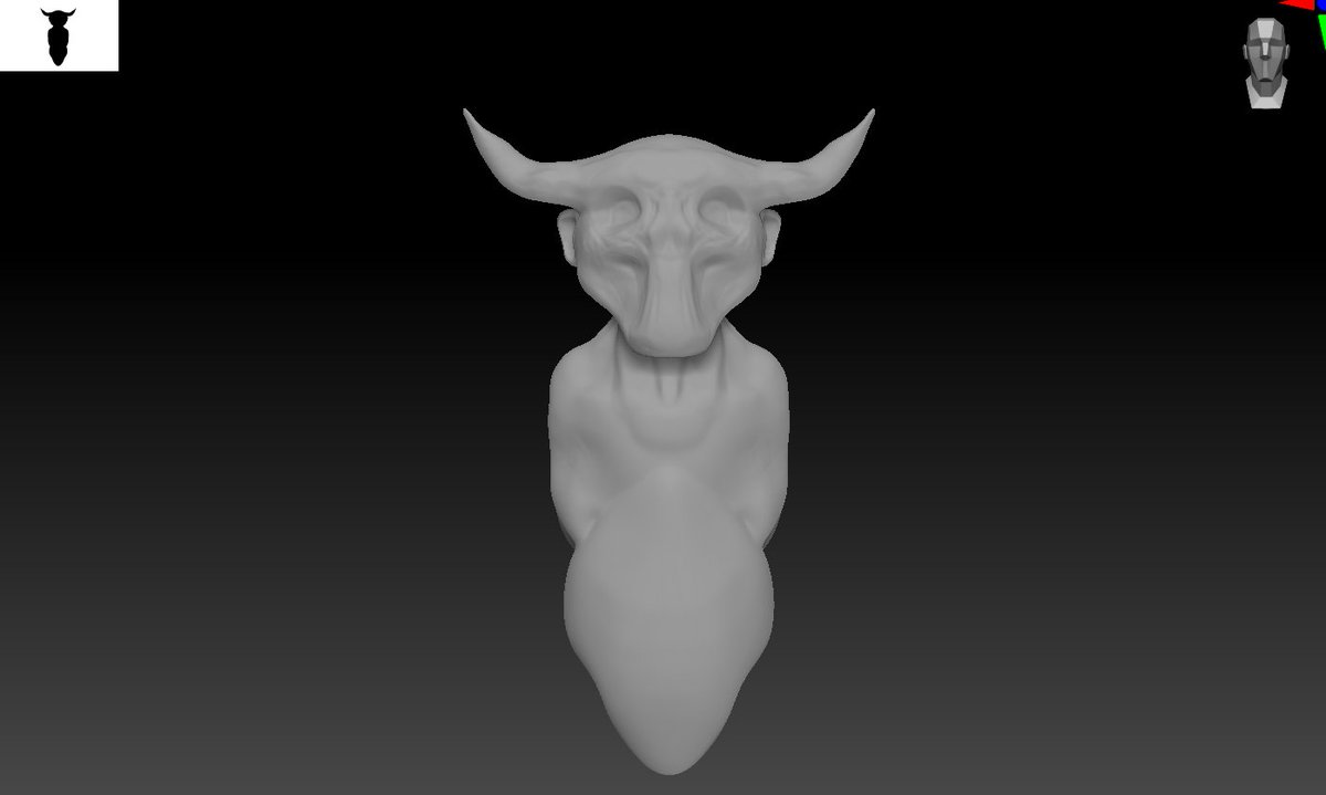 learning ZBrush lately, have a vision but have a lot of technical skills I need to learn to bring the idea to life. Will be releasing stills first once I get to the quality I like then animations, but for now just fundamentals training. Today's progress from a course