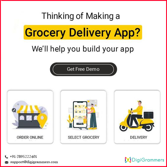 DGrammers's tweet photo. Thinking of investing in your own #GroceryDeliveryApp development? 
We are here to help. At #DigiGrammers we provide you a complete technology suite to successfully launch your own on-demand Grocery Delivery Business Online.
 #mobileappdevelopment #apple #application #ios https://t.co/upVdQECsRR