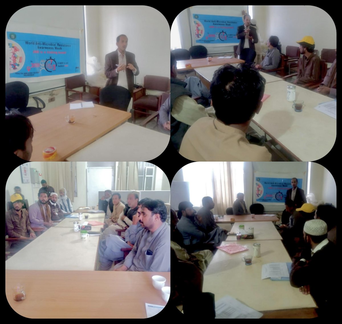 HealthSAcademy's tweet photo. Antimicrobial Resistance Awareness campaign held @Balochistan, (Turbat &amp; Panjgor) in order to provide awareness from unnecessary use of Antibiotics.  

#HandlewithCare
#AntimicrobialResistance
#KeepAntibioticsWorking
#HSAAwarenessWeek
#WAAW2021 https://t.co/92qi5kJXUd
