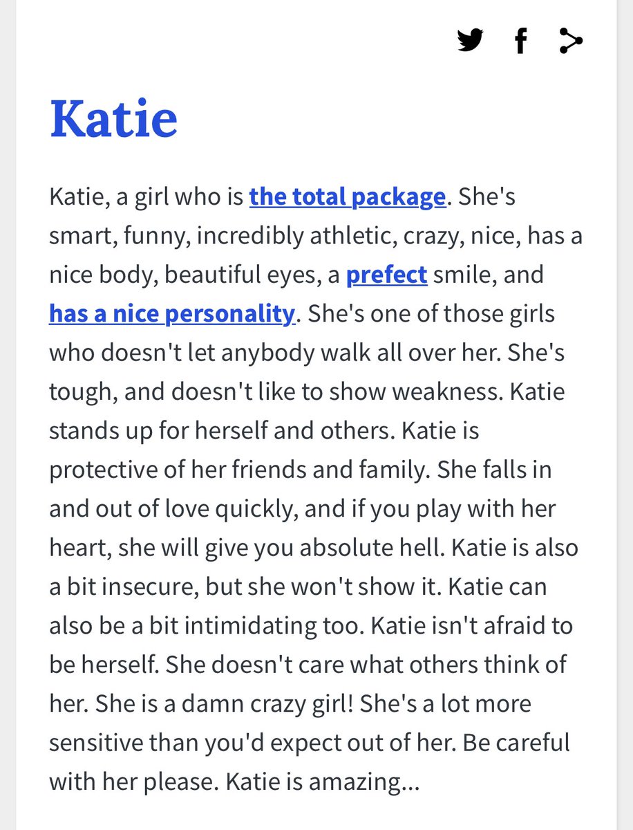 KColleenT's tweet photo. Haha this is only about 50% correct but funny. Show me your name’s definition in Urban Dictionary. #whatsinaname #urbandictionary https://t.co/sT0zX6cYIB
