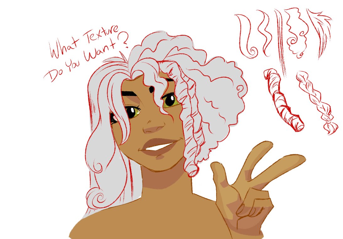 A Hair Drawing tutorial was requested!
I'm not great at explaining things but I hope this helps a little!