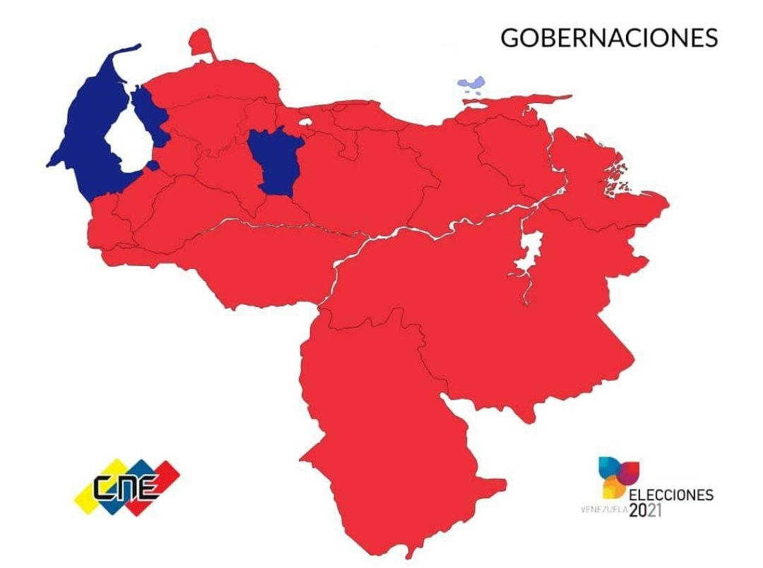 #Regionales2021 | Opinión | Lo que ven aquí es el resultado de tanta abstención y falta de unificación de criterios de los líderes políticos de oposición, que también le han hecho mucho daño al país. #22Nov