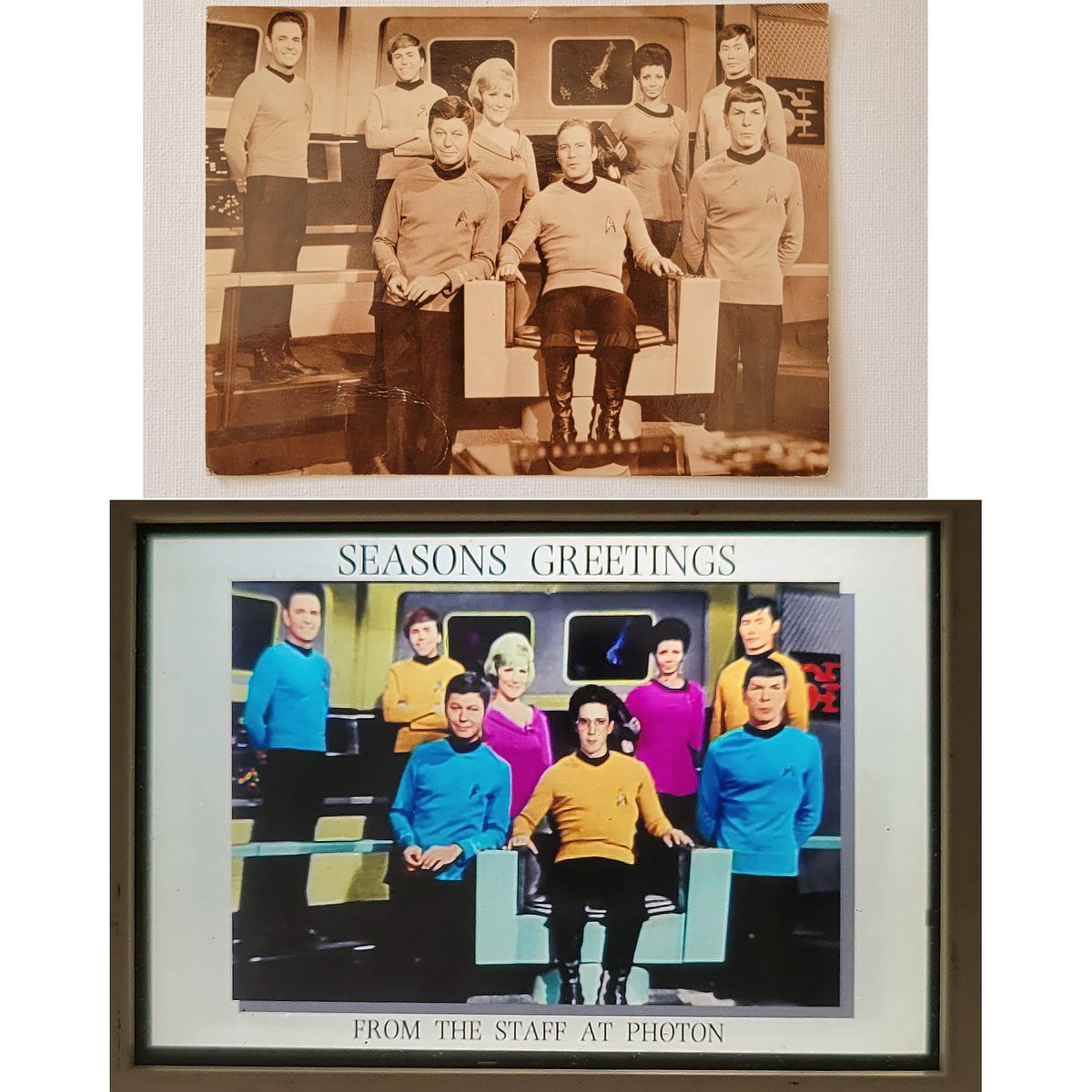 Digital art historians think my 1987 digital meme is one of the first ever.

I will give $1,000 to the first person who can prove they created a meme style, digitally manipulated iconic photographic image with humorous text earlier than mine

#startrek #earlymemes #williamshatner