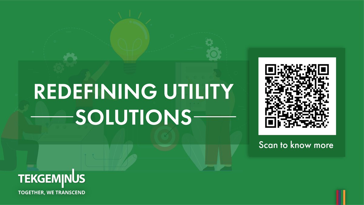 #TekGeminus with #25years #experience in utility &amp; telecom industry promises a highly compatible #softwaresolution that exceeds #customer expectations
We have partnered with #Oracle, which gives a cutting edge in #utilities &amp; #technology services domain.
Scan #QRcode to know more
