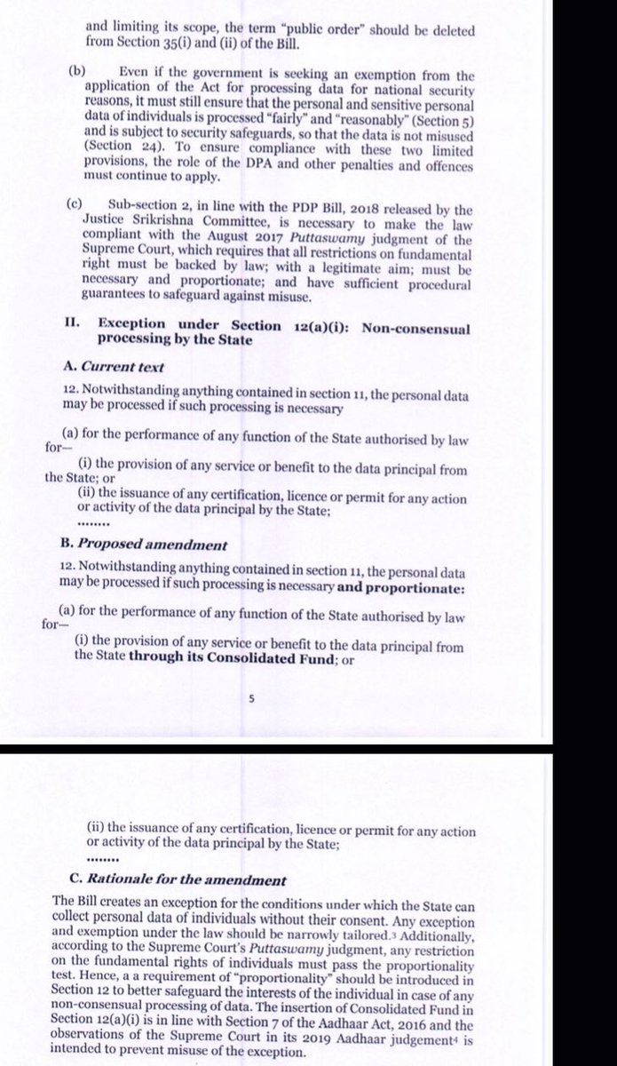 Today, the Joint Parliamentary Committee on Personal Data Protection Bill 2019 will adopt its report. I’m compelled to submit a detailed dissent note. But that should not detract from the democratic manner in which the Committee has functioned. Now, for the debate in Parliament.