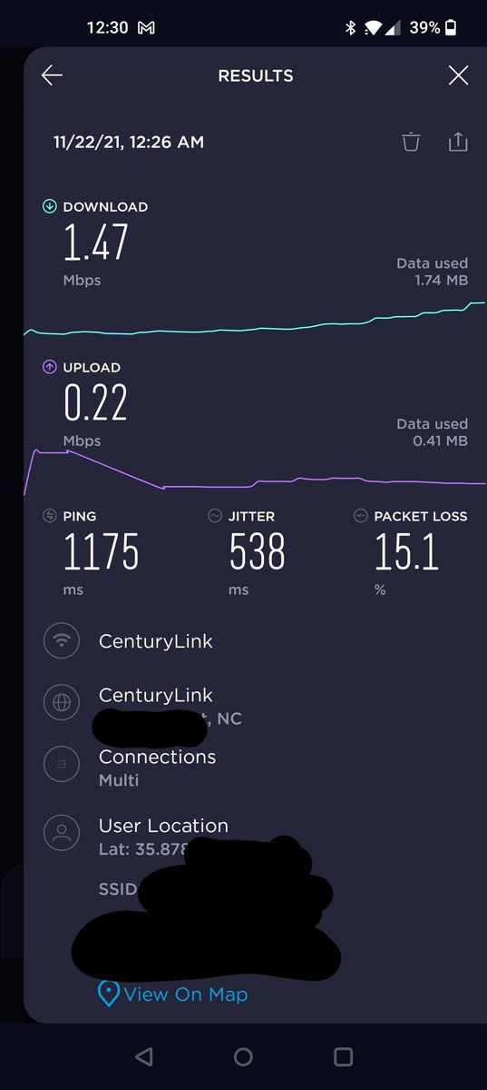 Pzych087's tweet photo. @elonmusk 

Can't wait to get a starlink kit where I can cut CenturyLink, more like centuryoldlink. https://t.co/41tJzJdINa