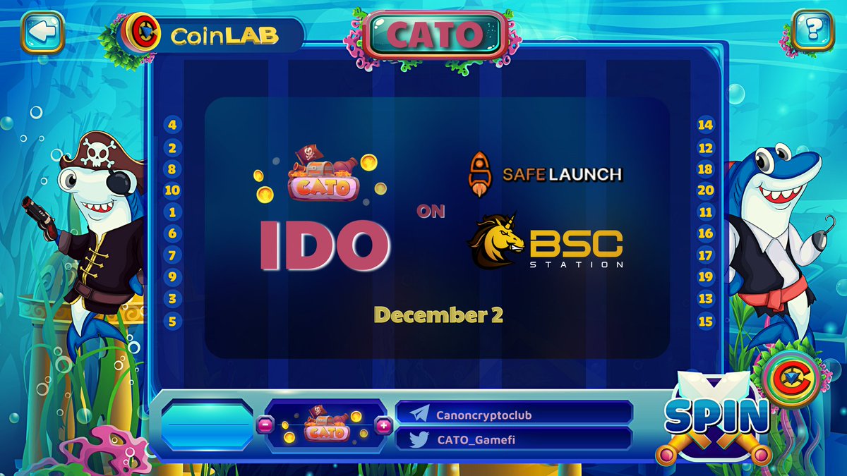 Willzitj's tweet photo. 📢📢After postponing IDO time to better prepare, in addition to #LaunchZone, #CATO #IDO will launch on two more platforms, @bscstation and @SafeLaunch, on December 2, 2021.

👉Join CATO Group to update the latest news: https://t.co/HoqBJzWZes

#CoinLAB #NFTGame https://t.co/cHJnqJpdHG