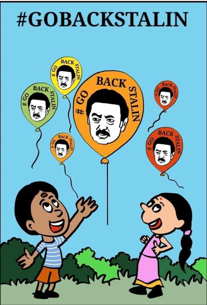 YuvanADMK's tweet photo. #GoBackStalin https://t.co/W7YY1NCs9c