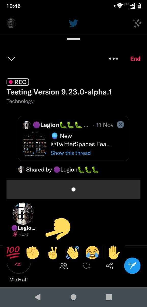 legion_mj's tweet image. ⚠️ @TwitterSpaces Emojis Update ⚠️

🔴Looks like @TwitterSpaces has a change in plan when it comes to releasing the new &quot;clap and heart&quot; emojis as it&apos;s no longer available on Android-Version 9.23.0-alpha.1

Thoughts🔍

#SpacesResearch #TwitterSpaces #TwitterSpaceTips #SpacesTips