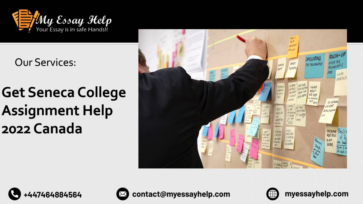 MyEssayHelp2's tweet image. Get Seneca College Assignment Help 2022 Canada from My Essay Help. My Essay help is the one-stop destination for the required help for writing any type of assignments online.

#assignmenthelp
#assignmentexperts
#senecacollegeassignment