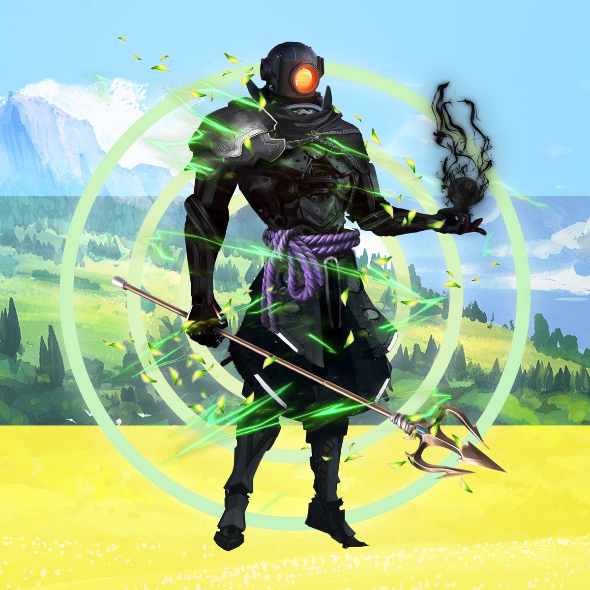 WOAH -  one of our team members sent me this just now from our collection - I gotta say that the Diver Mask hits different 🤯

MASSIVE announcements are coming, and our mint is less than a week away! 

The Kingdom is growing day by day 😈

#CryptoKnights #Solana #NFT