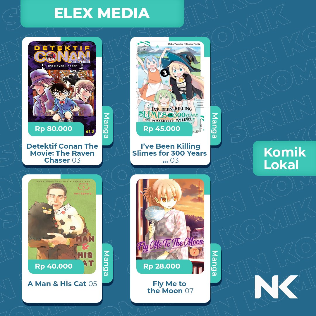 dotplus_id's tweet photo. Tetapi jangan lupa untuk cek terlebih dahulu beberapa judul yang saat ini penerbit siapkan untuk bisa NawaReaders beli di toko buku kesayanganmu.
Ini dia senarai judul komik yang bisa Kamu beli untuk minggu ini!
#seninkomik #jadwalterbit #komik #NawalaKarsa https://t.co/Dbzq9ooTGV