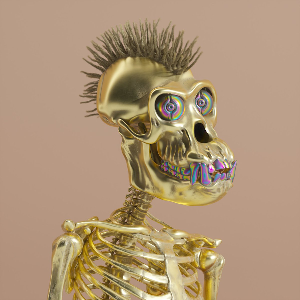 Zondb's tweet photo. Nope, not selling my #wickedmonster @WickedBoneClub #nft #nfts #nftart https://t.co/iyMjpElTMz