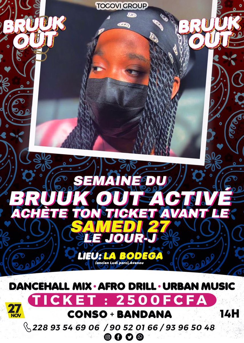 Togovi_Event228's tweet photo. C’EST LUNDI 
Nouvelle semaine 
Nouvelles portes
Nouvelles bénédictions
Prépare ton esprit
Élargis ta vision 

#ultrafun #bruukout #ambiancedj #togovigrouplome #lundimotivation #MotivationMonday @Tgtwittos https://t.co/t1Sy7irXmd