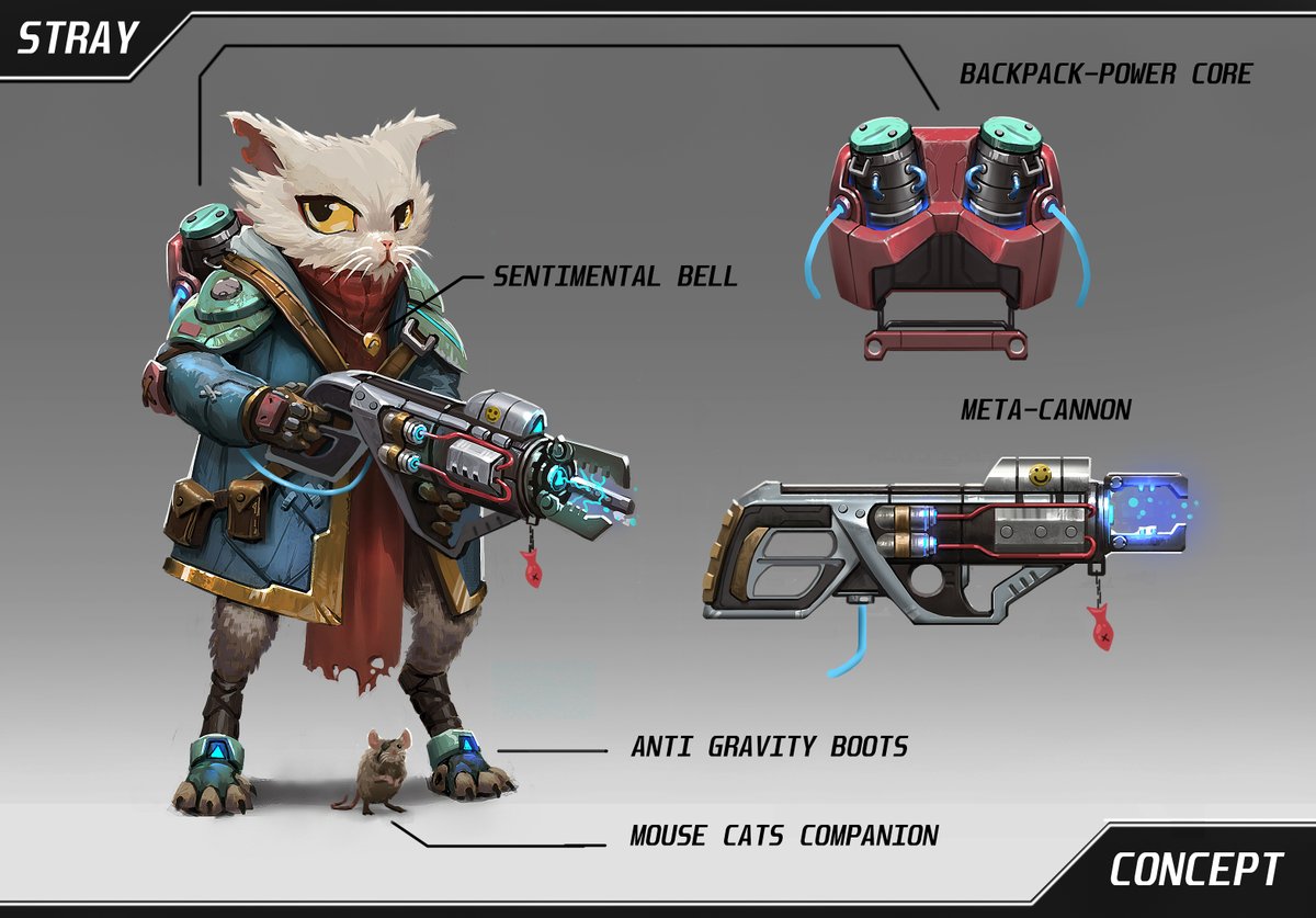 BillyKRoberts's tweet photo. Stray character concept for TheMetakey https://t.co/yxKUvgMvnD