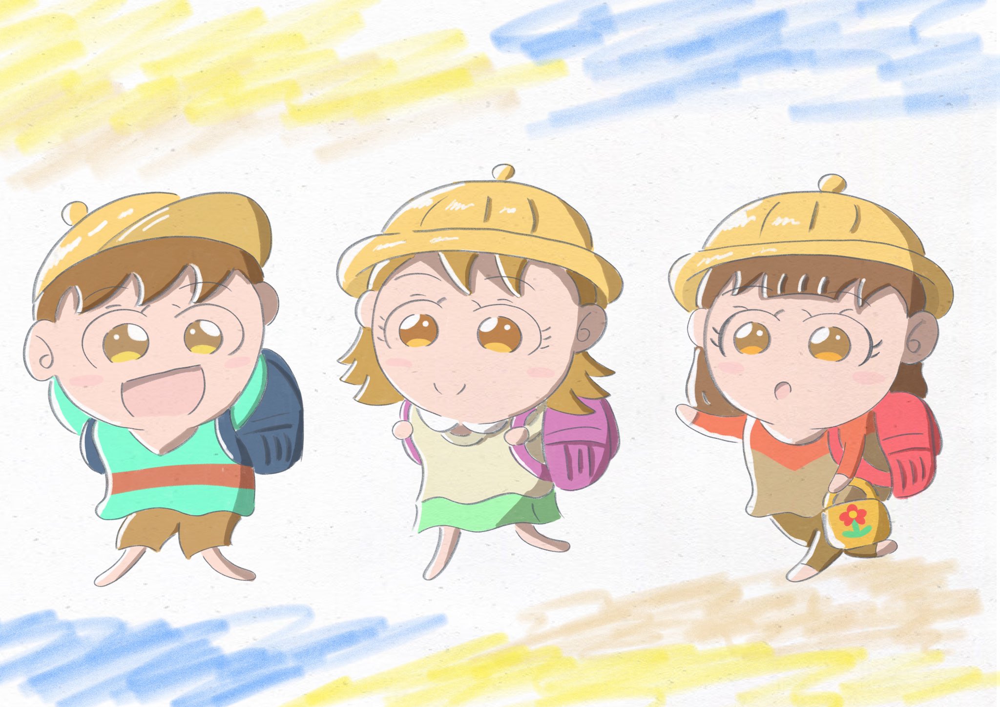 Aki かわいい子供 動物イラスト描きます Twitterissa 登校中の仲良し3人組 イラスト かわいいイラスト Illustration 1日1絵 イラスト好きな人と繋がりたい T Co 0nj8kiyvuw Twitter