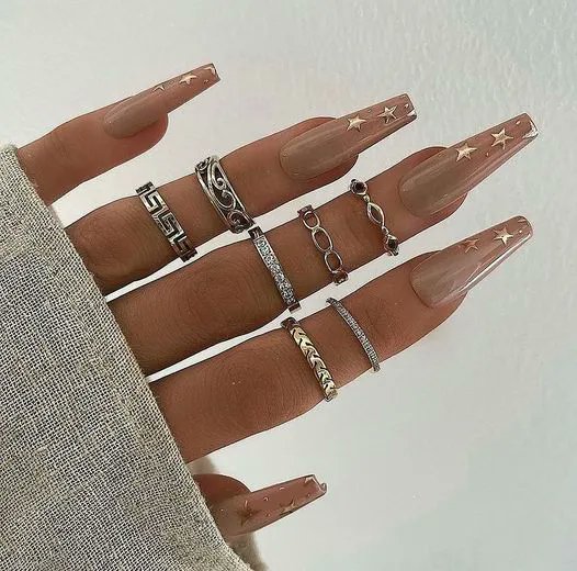 katchme_us's tweet photo. Get some star into dream 🌟 
💅：@katiealice_nail_design https://t.co/nKOpiHWnNs