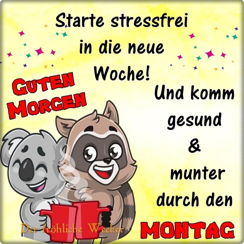 Schönen Montagmorgen liebe Twittergemeinde 🍁☕️🍁einen guten Start in die neue Woche 🍁🙋‍♂️🍂☕️🍁