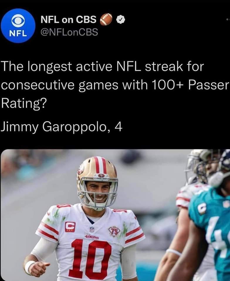 mjeyeofthetiger's tweet photo. @JimmyG_10 @49ers #JimmyGaroppolo #49ERS #FTTB https://t.co/hpdSna1NZN