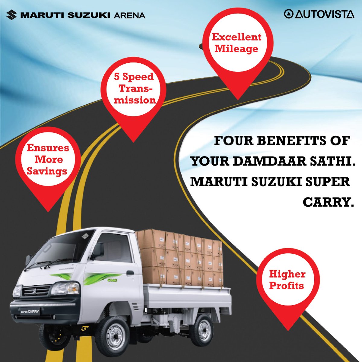 ExcellAutovista's tweet photo. Now have a sathi for any heavy transportation. 
Book now your car on: https://t.co/Ezlq5UkTti Call us on: 2909200071 Email us on: info@gmail.com
#supercarry #MarutiSuzukiArena #maruticars #newcar #sathi #booknow #visitus #supercarry2021 https://t.co/NhDftkkSCa