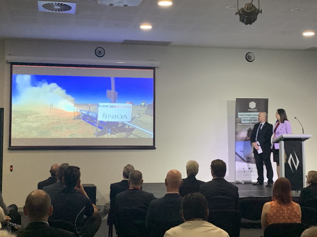 QDSAlliance's tweet photo. A sneak peak into our GWEO Information session held at @NIOA_Australia on Friday attended in person and nationally via teleconference link.
The first of many feather’s in the cap for the #QDSA team.
#QDSAColloaboration #sovereigncapability https://t.co/AvUddW1cmn