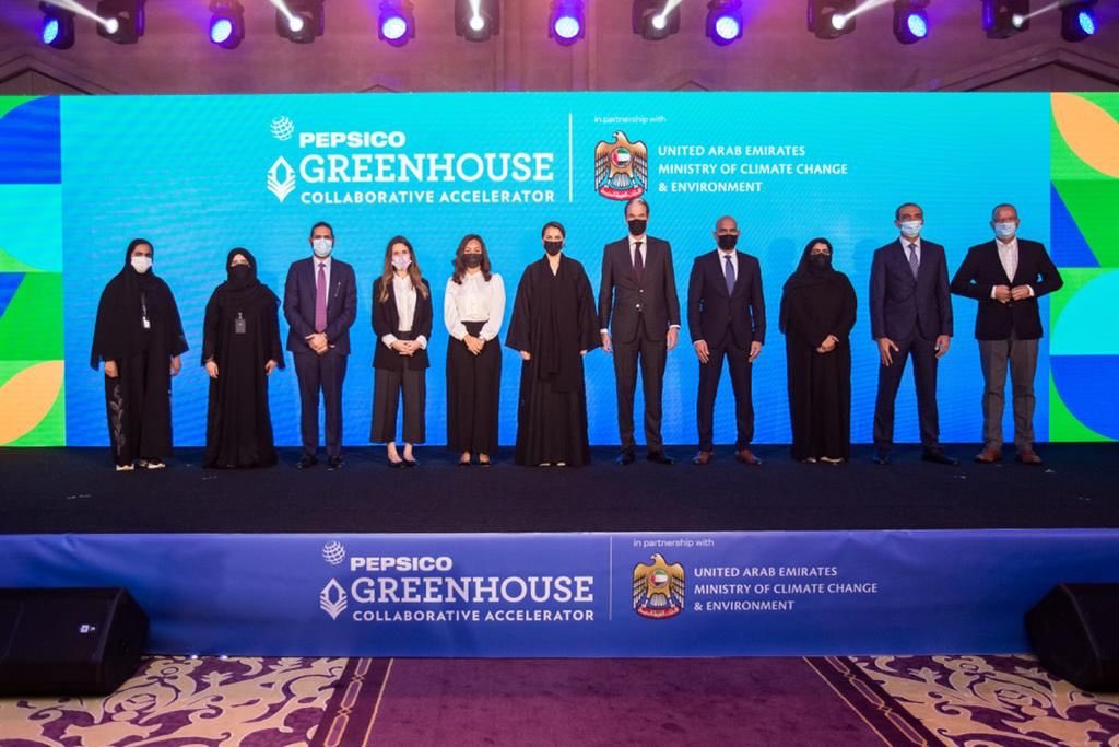 mariammalmheiri's tweet photo. I am pleased to announce the launch of the Greenhouse Accelerator: MENA Sustainability Edition in partnership between MOCCAE and @PepsiCoArabia. https://t.co/611lpnWKsf
