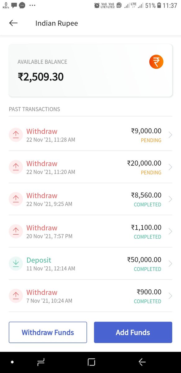 itsjay187's tweet photo. @CoinDCX 
 Should we take legal action agaibs coinDcx, you withdrawl small amount immediately but when we wuthdrawl big amount its pending. We will all tge user are thinking to take legal action against you😡😡😡

Withdraw my money immediately https://t.co/gViWwLHDbg