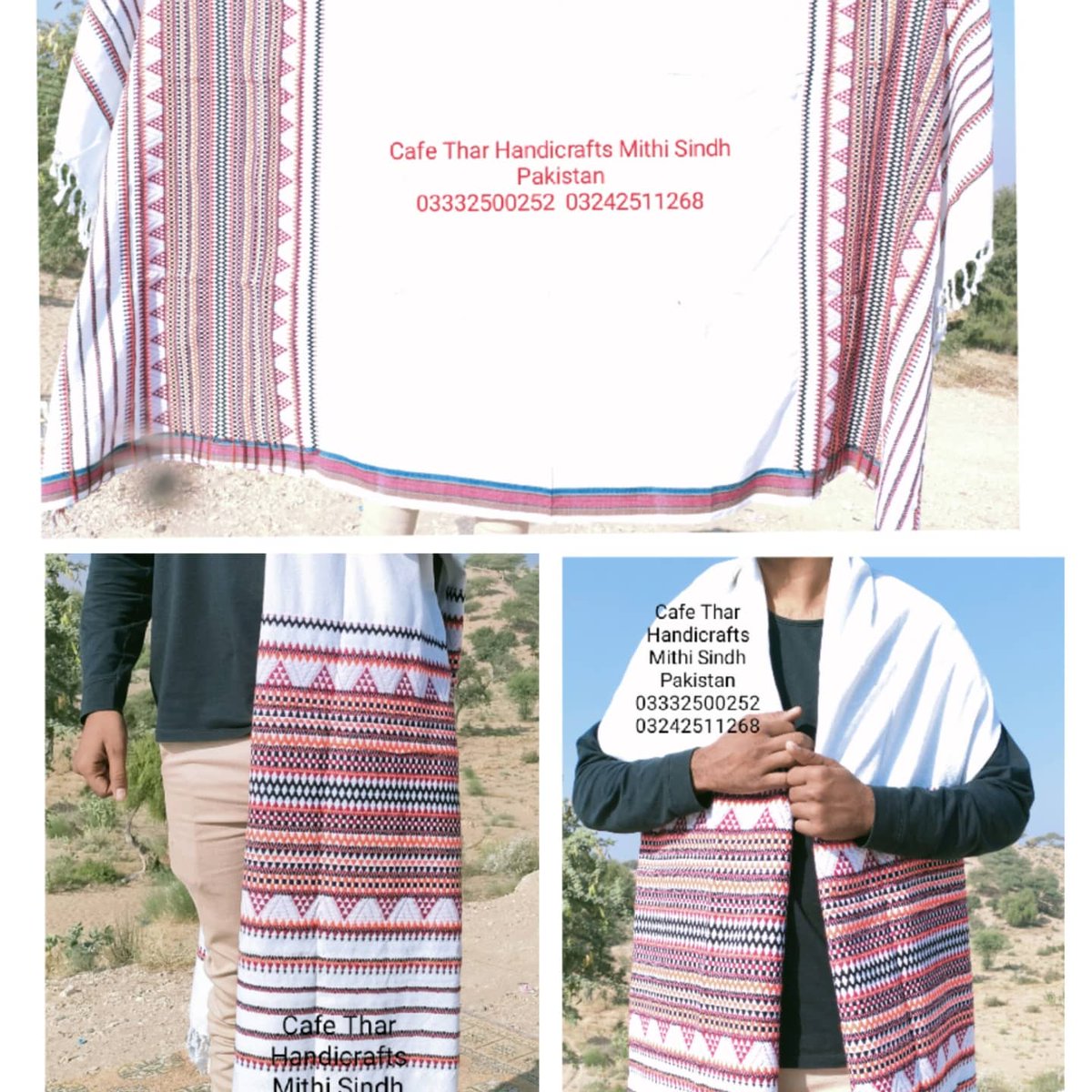 piyaroshivani's tweet photo. Cafe Thar Handicrafts and Restaurant Mithi Sindh Pakistan , presents
#shawl
#woolenshawls
#pashminashawl
#handmadeshawl
#loee
#شال
#شالون
#لوئي
Price 3400
colors 03
Free Home delivery by #TCS Throgh out Pakistan
Contact
03332500252 call and whatsapp
03242511268 call https://t.co/nAeqiiRNeF