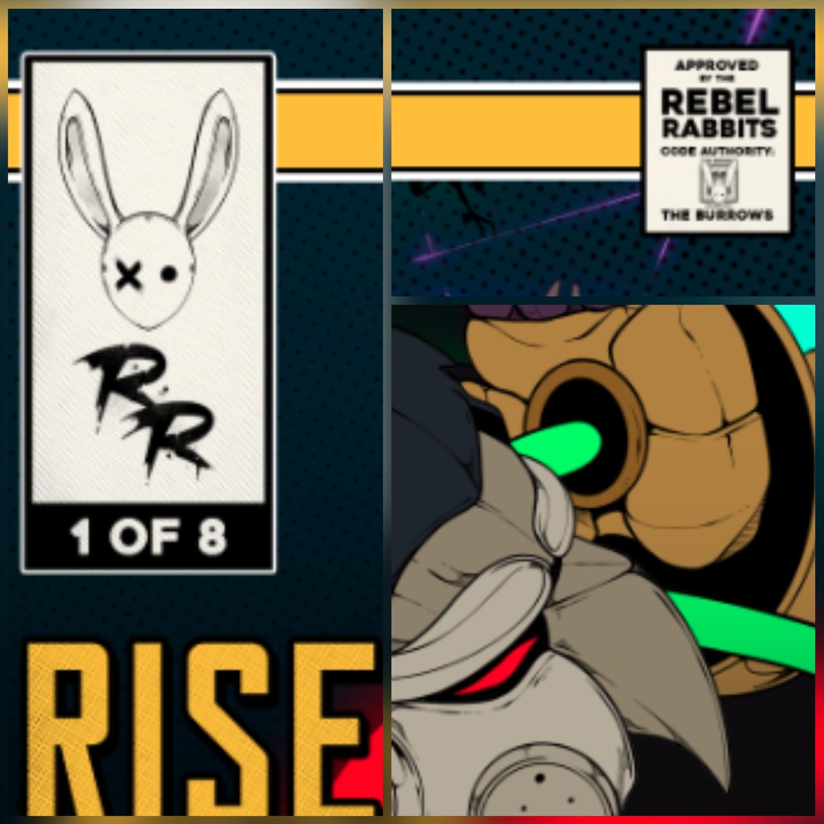 RebelRabbits1's tweet photo. The first look at some sketches from our genesis comic book cover art

Mask holders can claim our 1st ever comic cover free (excl gas) 

The 1st of many initiatives planned to give back to our community and build out our lore 

#nftcomic #comic #nftart #NFTs #NFTartist #WATU https://t.co/eLjwEdMO0g