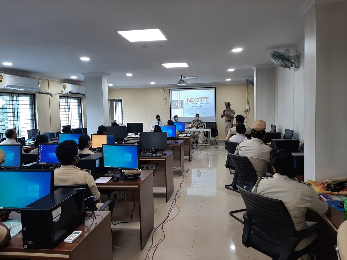 NDCRTC is conducting a 5 Day Course on “Cyber Crime Investigation" at Cyber Cell Odisha. 

25 police personnel of all ranks up to Dysp are attending the course. 

<a href="/svpnpahyd/">SVPNPA</a>