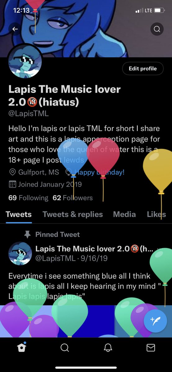 LapisTML's tweet photo. Balloons :3 I’m officially 21 https://t.co/armsgatMMu