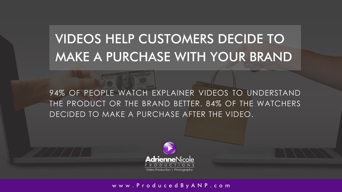 ProducedbyANP's tweet photo. Stand out from the crowd and get those sales with videos explaining your products and services. As the statistics show, it's the way to go.
#ProducedbyANP #ANP #tips #videostatistics #videomarketing #marketingdata https://t.co/KvVAIqfZto