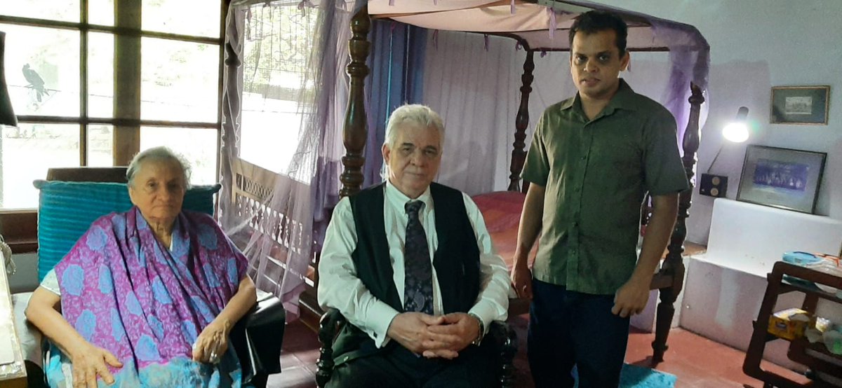 DonNLEAP's tweet photo. Had the pleasure of having lunch with my friends Kumari and Vidiya. A friendship I have been honoured with for years, nay decades now!

Very belated 91st birthdays greetings Kumari Jayawardena https://t.co/gqQ1ioZbw1