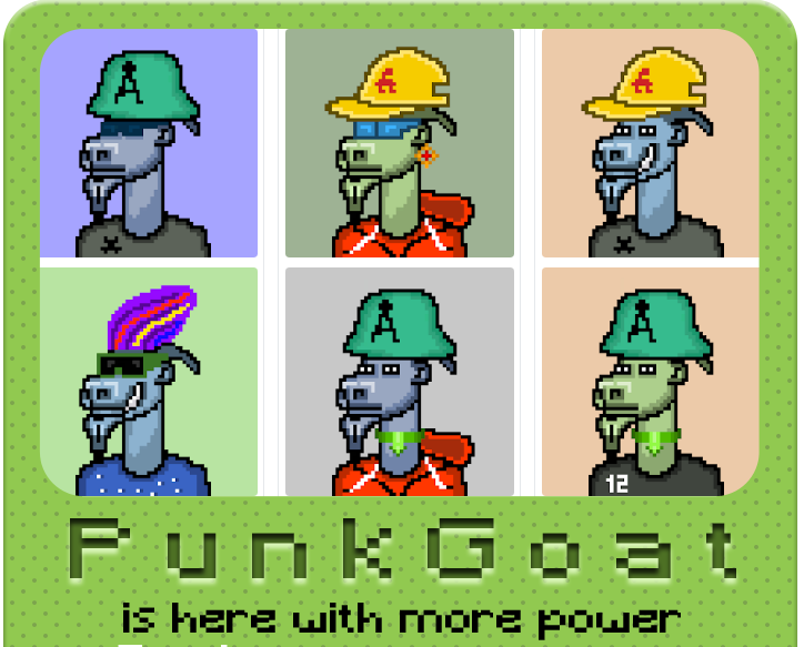tutonix's tweet photo. @kokid951 1 NFT from my PunkGoat collection to one lucky winner... Follow and retweet to get entry..

https://t.co/XLYlUQ2rwT https://t.co/uR8qIFKNQK