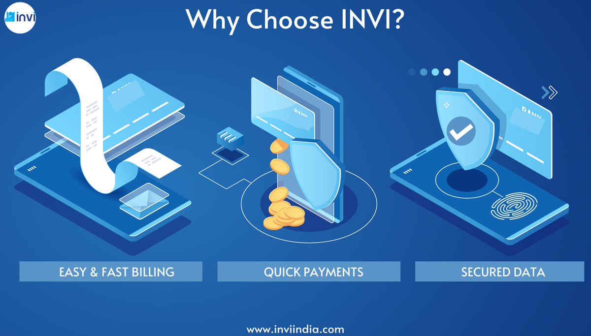 Now there is no fear of fraud or money theft as INVI is highly secured invoicing software on which you can rely completely. Save time and improve your customer relationship by digitalizing your business with INVI.  
Get more details about software at inviindia.com