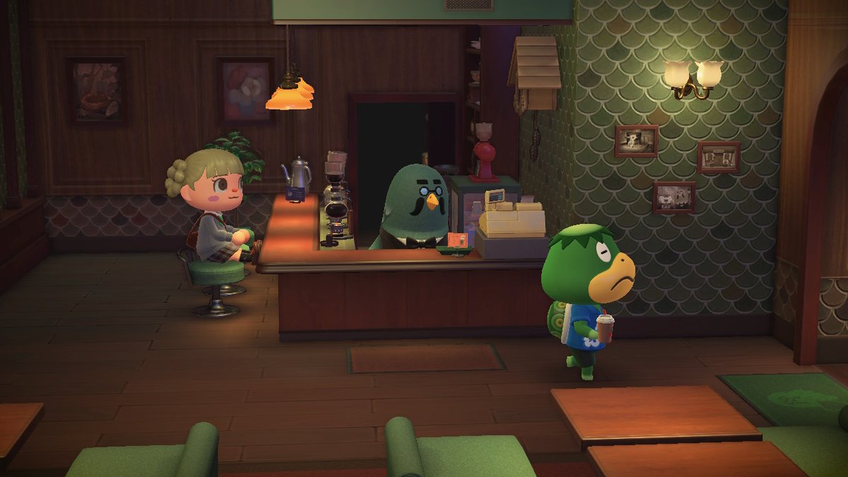 咖啡店的客人们 #动物森友会 #AnimalCrossing #ACNH #NintendoSwitch