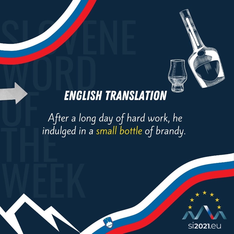 EUInterpreters's tweet photo. frakelj is our #SloveneWordOfTheWeek! 📏🍾
Swipe 👉 to discover what it means!
Don't forget to join us each Monday for a new word in Slovenian! ✨
@EKvSloveniji @Europarl_SL @EU2021SI