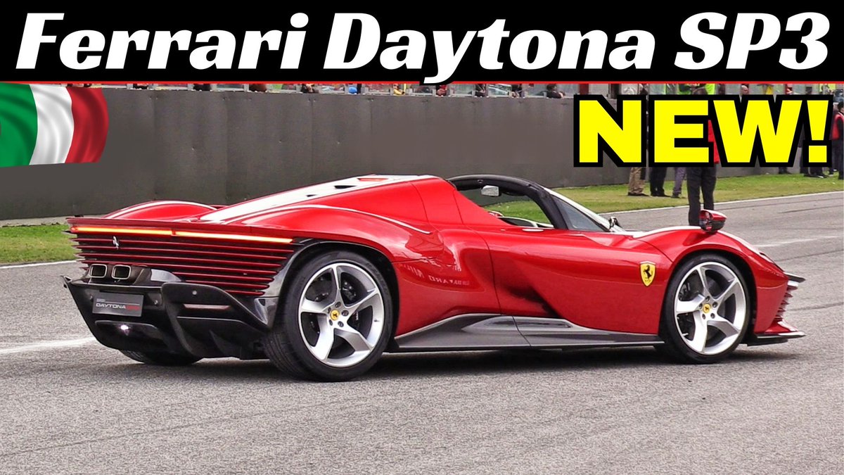 ITASuperCar's tweet photo. NEW Ferrari Daytona SP3 Icona, Worldwide First Time Run - Mugello Circuit + 330 P3, 330 P3/4 & 412 P
Check Out the video: https://t.co/oK09SOAeoj
@MuseiFerrari @Ferrari @FerrariUSA @zesty_ferrari @MugelloCircuit
#FerrariDaytonaSP3 #DaytonaSP3 #FerrariIcona https://t.co/AREQ0W3aTE