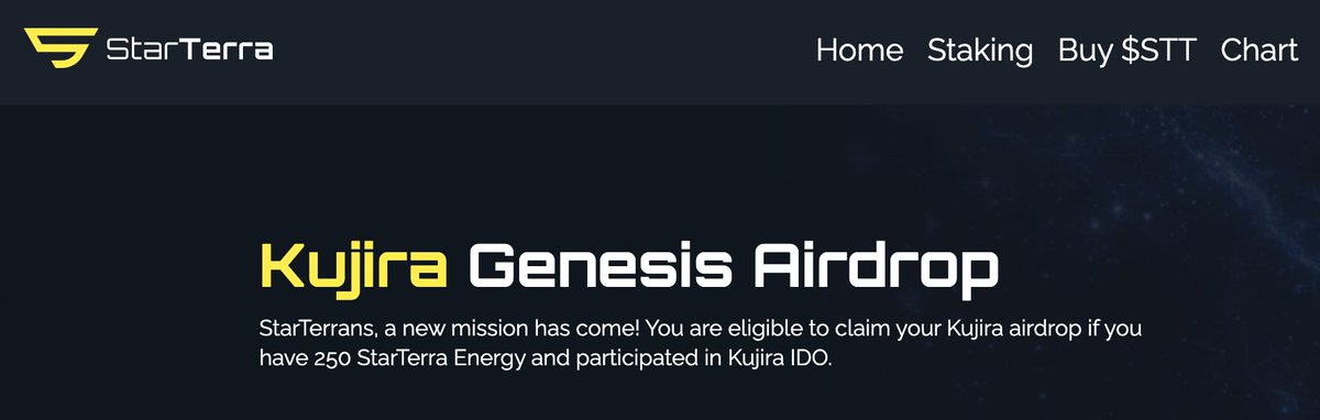 GameSwift_io's tweet photo. /1
$KUJI airdrop for $STT stakers is going mad! 🚀
If you've participated in our IDO make sure you get some.🤗

For those who missed @TeamKujira IDO - no need to worry! 😓 Weekly $KUJI airdrops for $STT stakers are on your way! 🤩 https://t.co/FgNRb81UoS